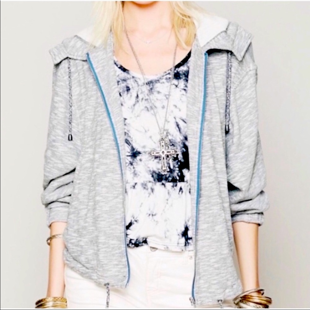 Free people crop zip up